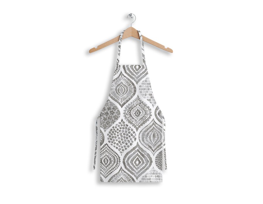 Delantal cocinero Batik Visón (Gabardina Antimanchas)