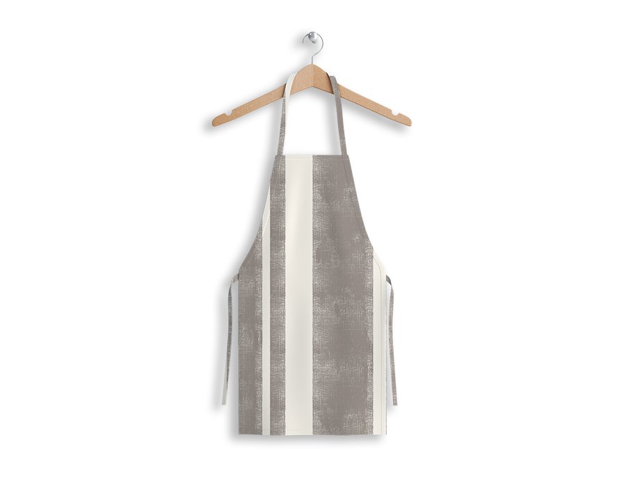 Delantal Cocinero Raya Choco (Gabardina)