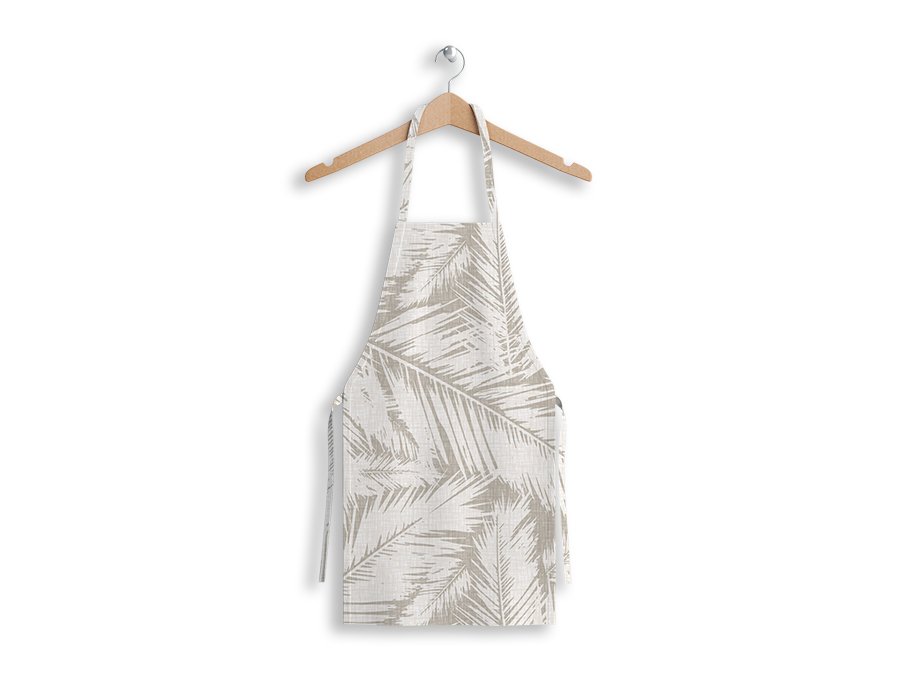Delantal Cocinero Palm (Lino Viscosa Antimanchas)