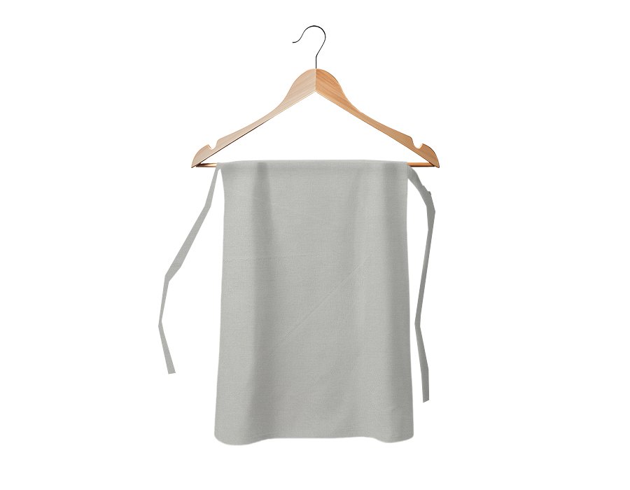 Delantal Cintura Liso Natural (Gabardina Antimanchas)