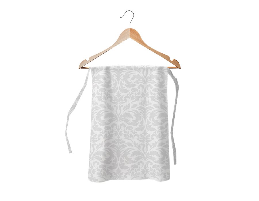 Delantal Cintura Damasco White (Gabardina Antimanchas)