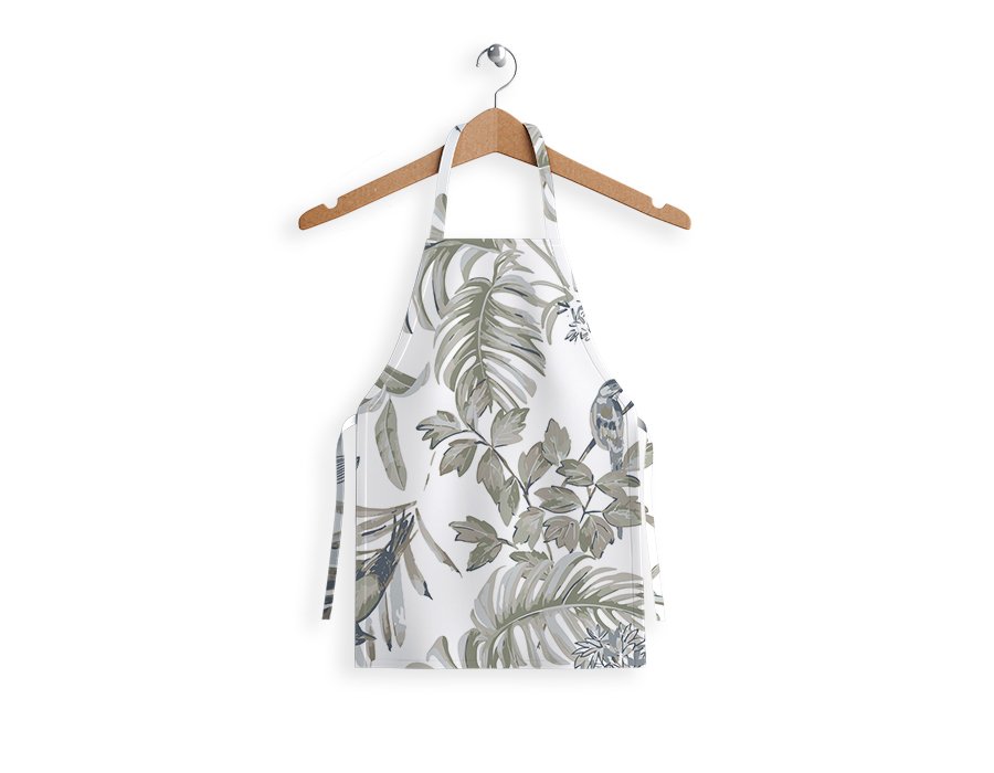 Delantal Infantil Birds Azul  (Gabardina Antimanchas)