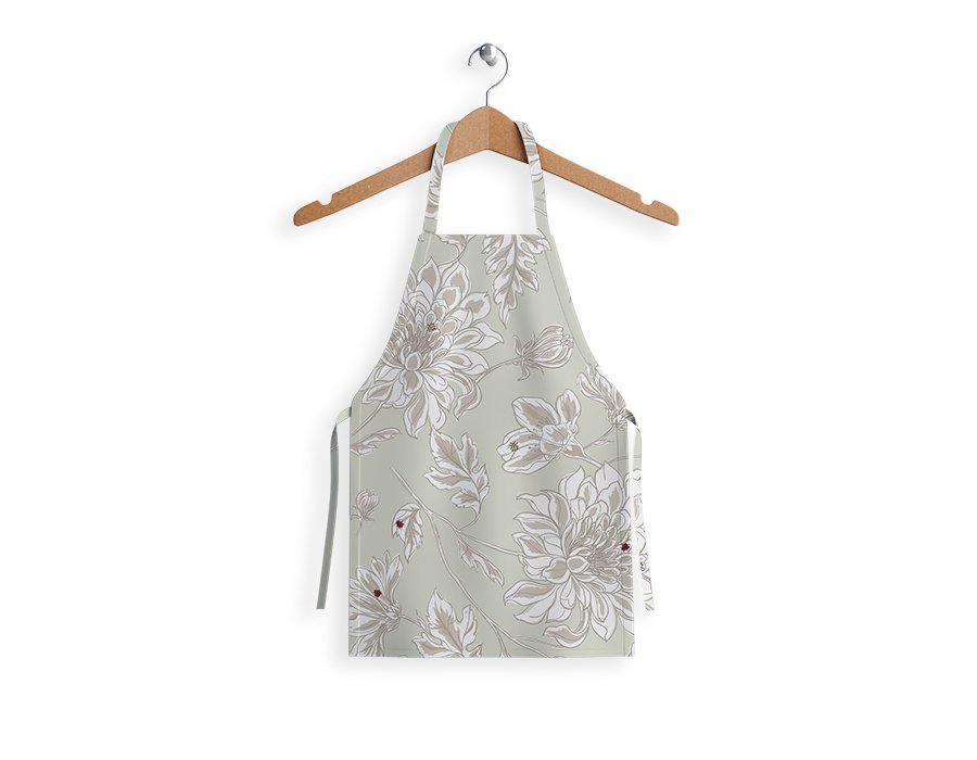 Delantal Niño Spring Verde (Lino Viscosa Antimanchas)