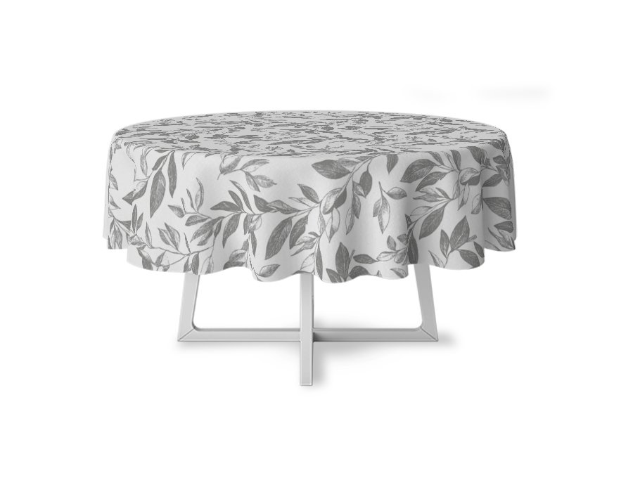 Mantel Redondo Toile (Lino Viscosa Antimanchas)