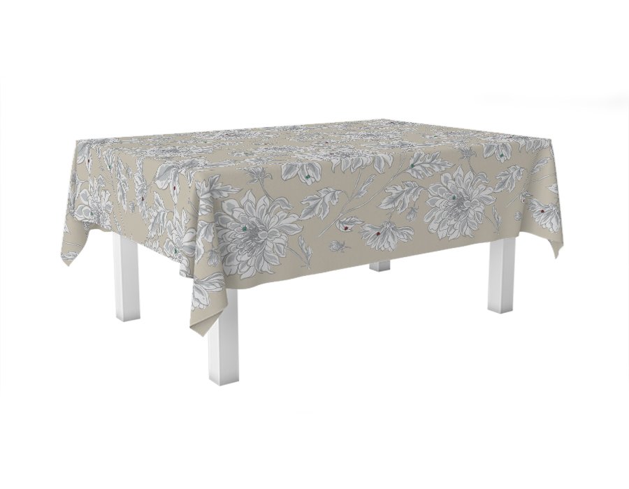 Mantel Rectangular Spring (Lino Viscosa Antimanchas)