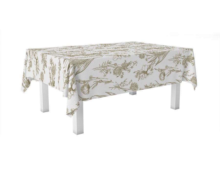 Mantel Rectangular Vintage (Lino Viscosa Antimanchas)