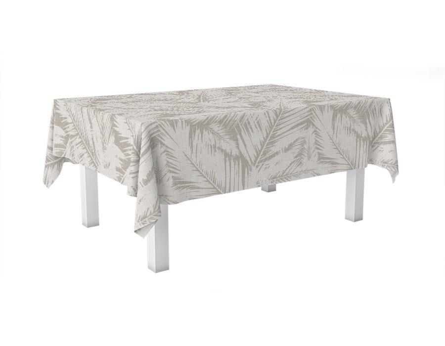 Mantel Rectangular Palm (Lino Viscosa Antimanchas)