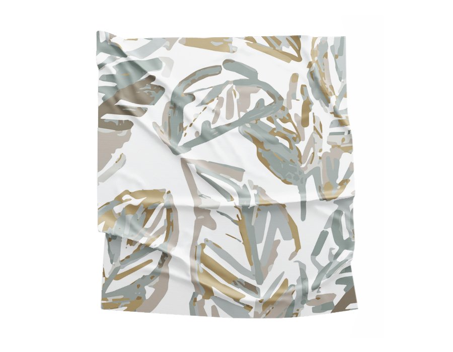 Mantel Picnic Pinceladas Aqua (Gabardina Antimanchas)