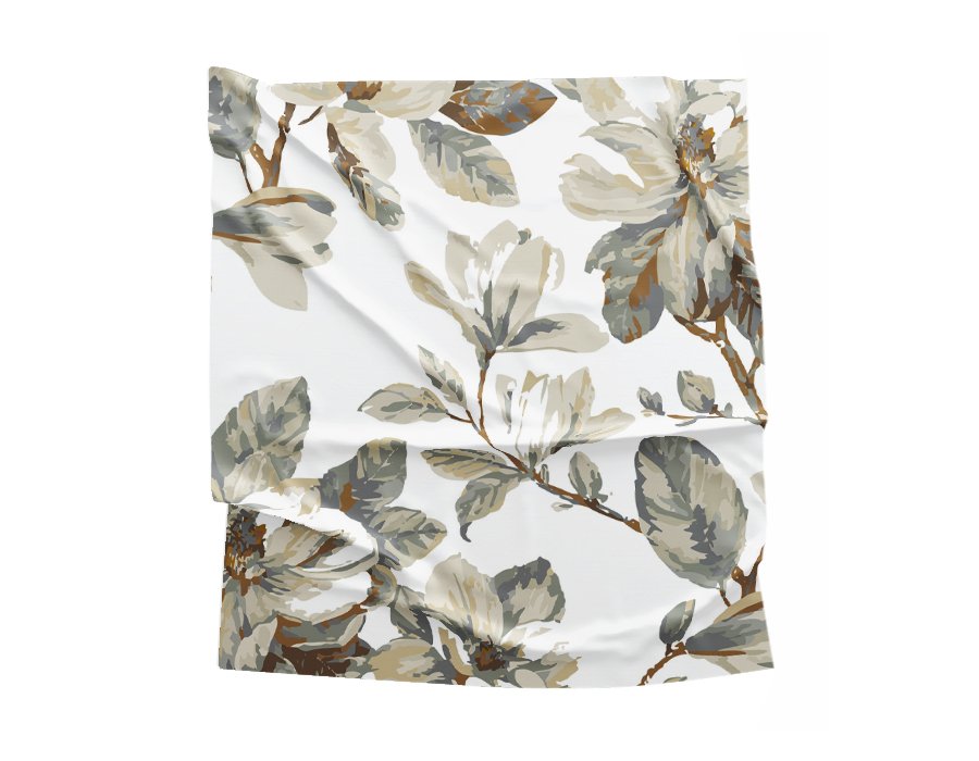 Mantel Picnic Magnolias (Lino Viscosa Antimanchas)