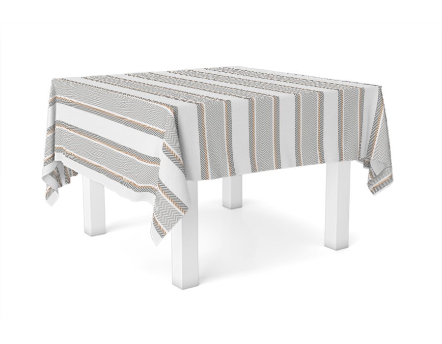 Mantel Cuadrado Espigas (Lino Viscosa Antimanchas)