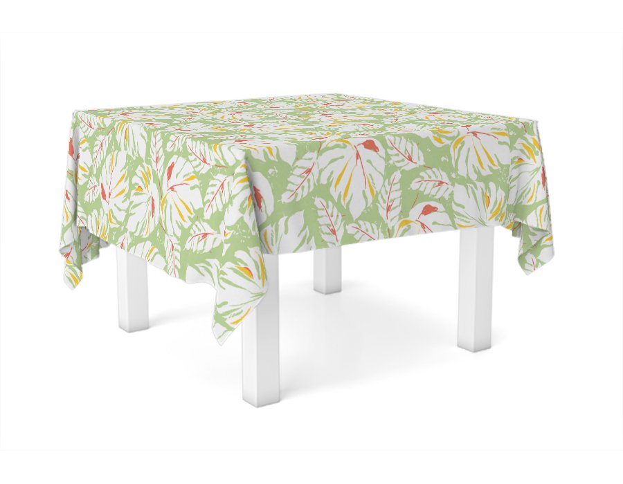 Mantel Cuadrado Trópico (Gabardina Antimanchas)