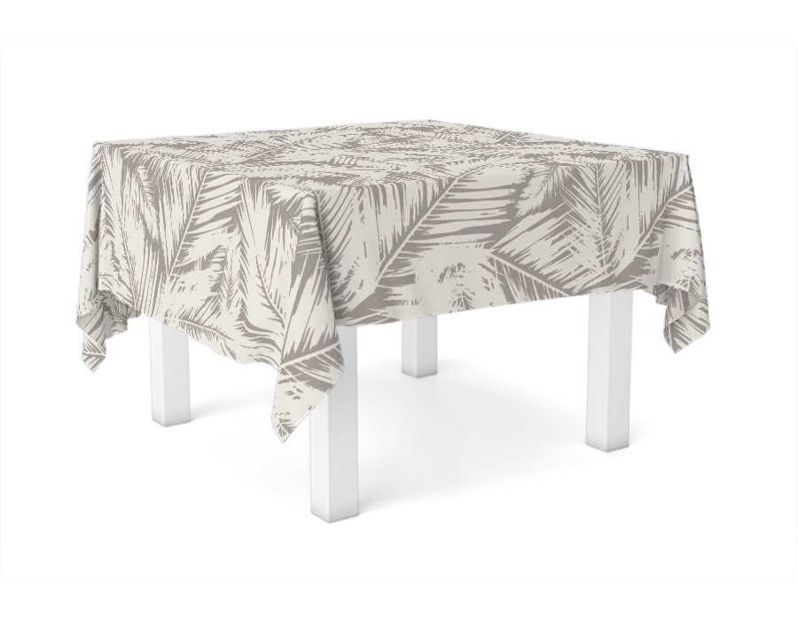 Mantel Cuadrado Palmeras (Gabardina)