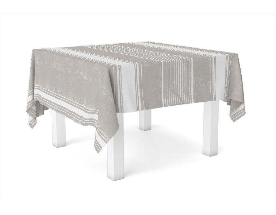 Mantel Cuadrado CHAMBRÉ (Gabardina)