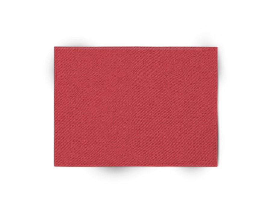 Individual Liso Rojo (Gabardina)