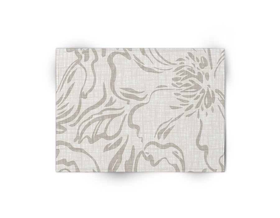 Individual Flor Lino. (Lino Viscosa Antimanchas)