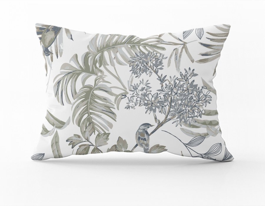 Funda Rectangular Birds Azul  (Gabardina Antimanchas)
