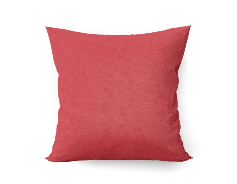 Almohadón Liso Rojo (Gabardina)