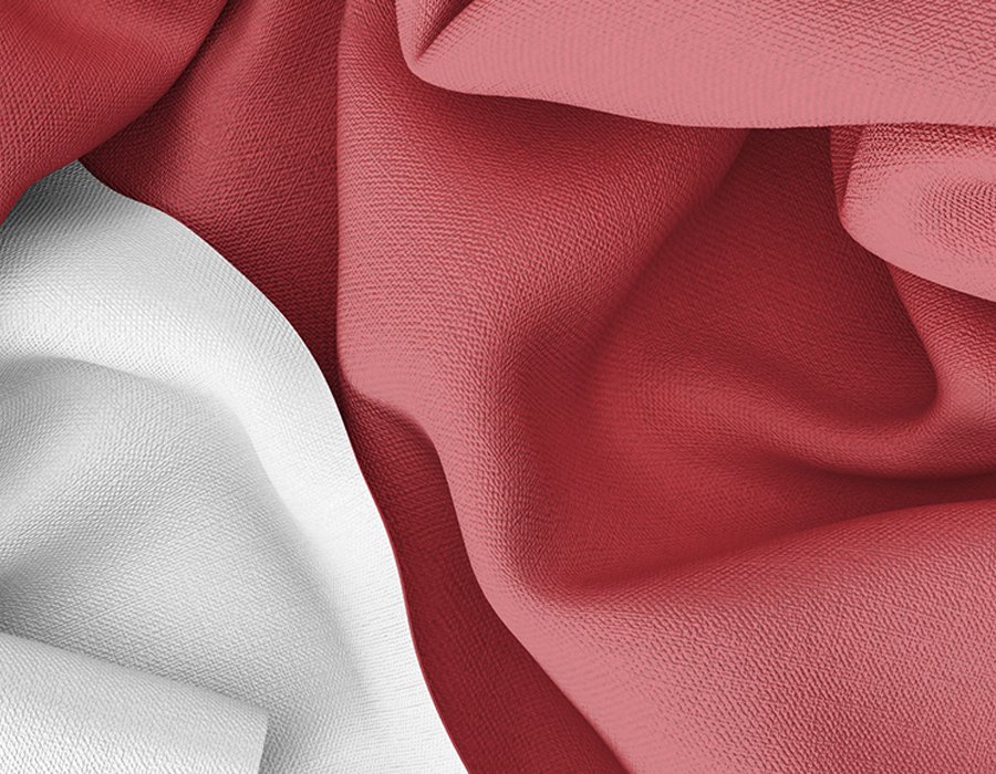 Tela por metro Liso Rojo (Gabardina)